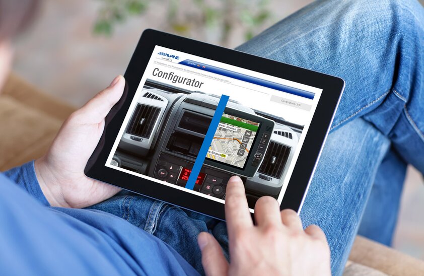 Motorhome Sound & Navigation Configurator ALPINE | © ALPS ALPINE GmbH