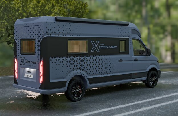 Alpine Cross Cabin Signature Exterior Design | © Foto: ALPS ALPINE Europe GmbH