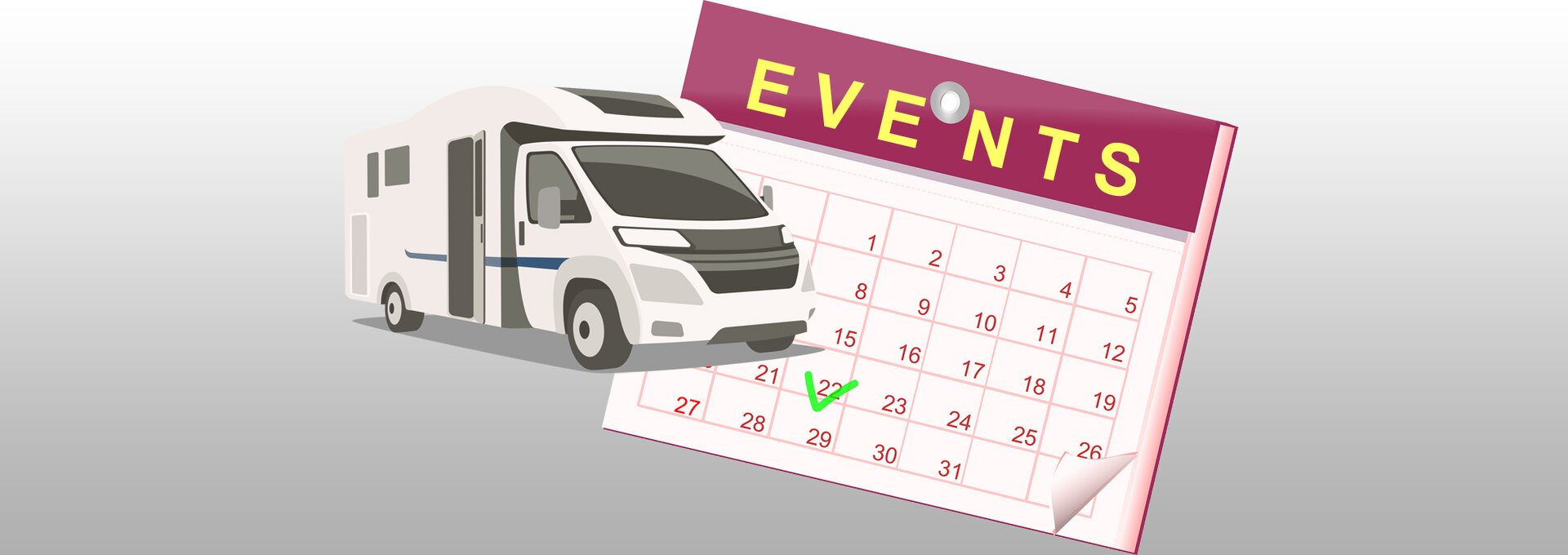 Camper Events Calender | © ALPS ALPINE Europe GmbH Camper Events Calender | © ALPS ALPINE Europe GmbH