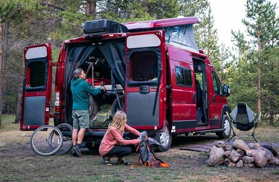 Electric camper by Winnebago based on the Ford Transit.  | © Foto: Autoren-Union Mobilität/Winnebago