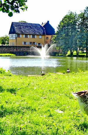 Homburg Castle Pond Jägersburg, Baroque Road SaarPfalz | © Homburg Castle Pond Jägersburg © Saarpfalz Touristik, Wolfgang Henn