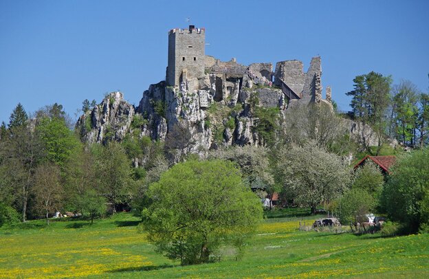 Weißenstein Castle Ruins, Regen, Beer and Castle Road | © Weißenstein Castle Ruins, Regen © Bergfee - stock.adobe.com