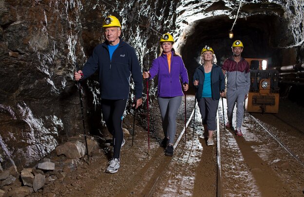 © Nordic Walking untertage, Zinngrube Ehrenfriedersdof © WFE GmbH 