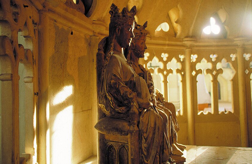 © The imperial couple - Otto I, the great, and his wife Editha in Magdeburg Cathedral © IMG Investitions- und Marketinggesellschaft Sachsen-Anhalt mbH