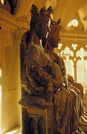 © The imperial couple - Otto I, the great, and his wife Editha in Magdeburg Cathedral © IMG Investitions- und Marketinggesellschaft Sachsen-Anhalt mbH