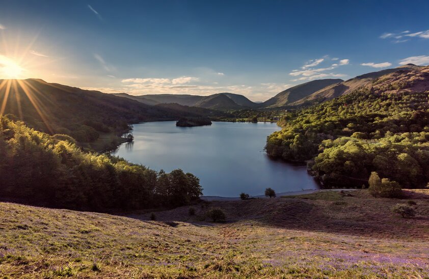 Grasmere sunburst | © Harry Johnson Photography