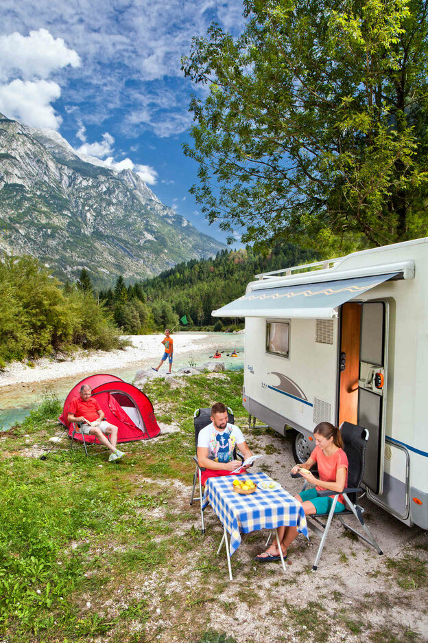 Slovenia Camping on the Soča | © Foto: Slovenia.info