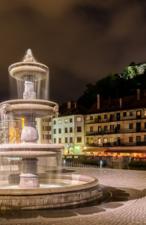 Fountain Novi Trg - Ljubljana | © Fountain Novi Trg - Ljubljana - Foto: Diego Delso, CC BY-SA 4.0