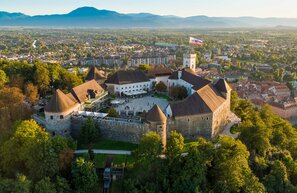 Ljubljana Castle overlooking the marshes and Crimea | © Ljubljana Castle, photo: Slovenia.info