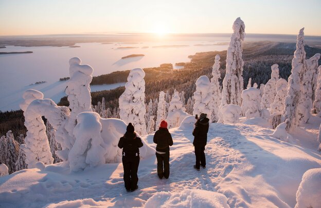 Skiing in Koli National Park Finland | © Foto: Jussi Helttunen, Visit Finland